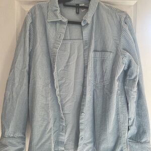 Light blue corduroy jacket
